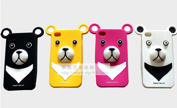 苹果可爱iphone4 4S立体硅胶套 4S保护套手机壳 熊宝宝手机套 